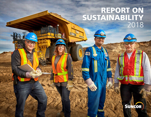 Miniature Suncor Energy
 Rapport de durabilité 2018