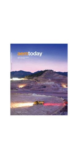 Miniature Agnico Eagle Mines Rapport annuel 2009